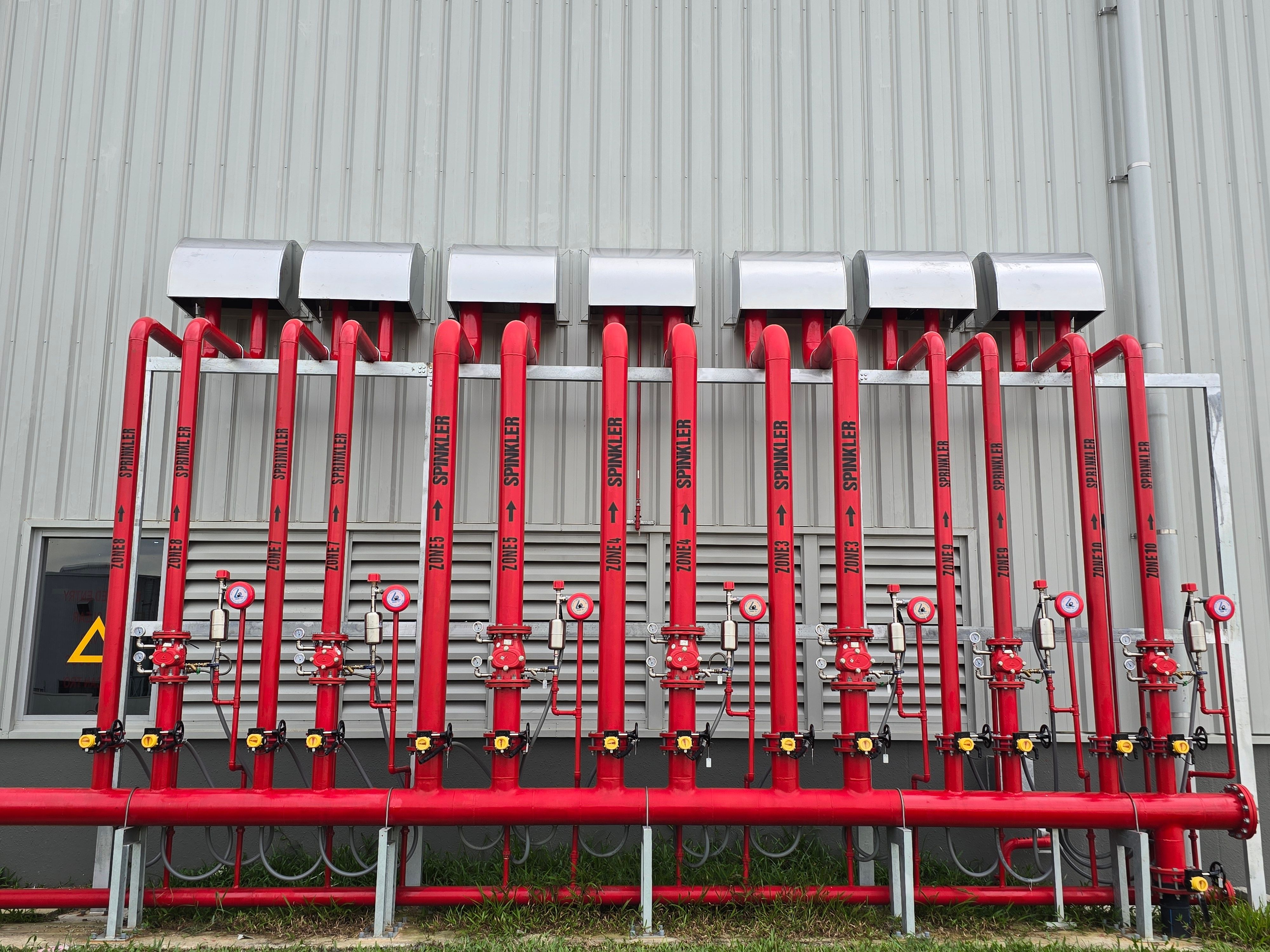 Impianto sprinkler — sistema di distribuzione antincendio